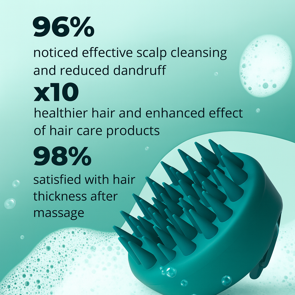 Premium Silicone Scalp Massager