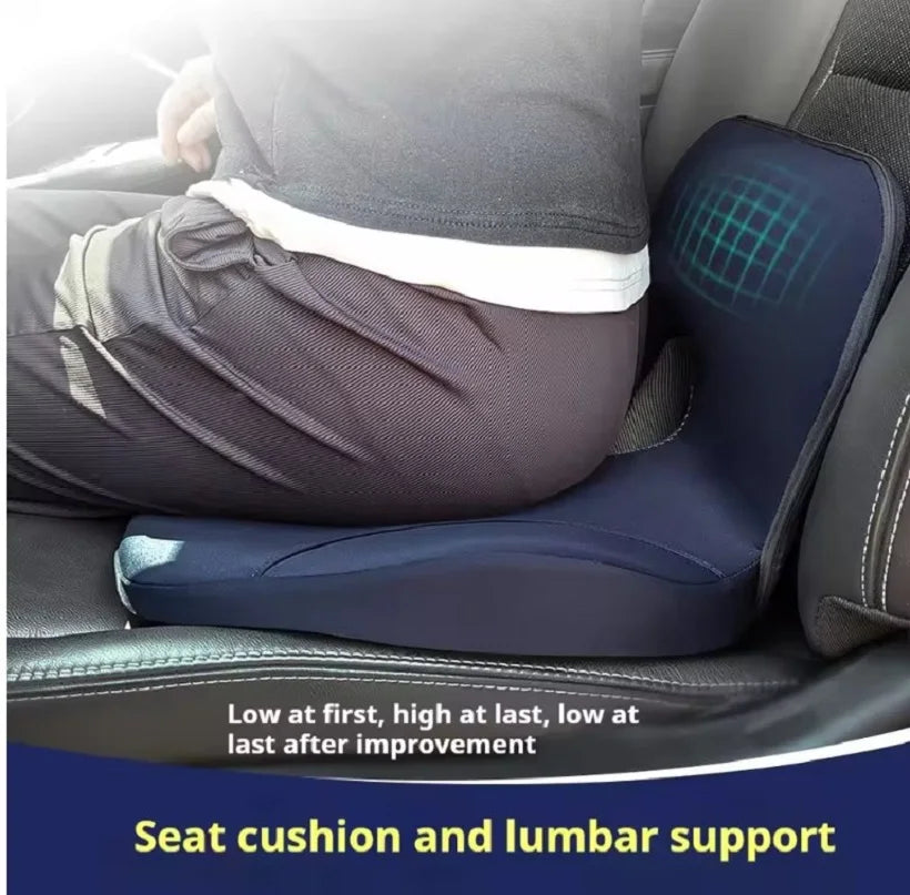 Orthopedic Seat Cushion with Lumbar Support