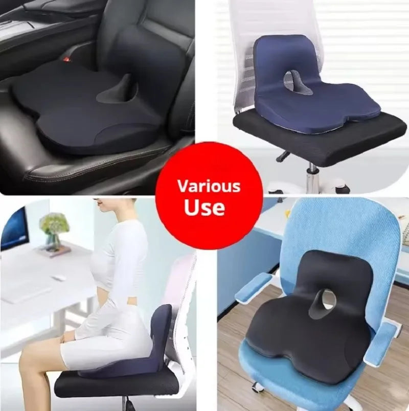 Orthopedic Seat Cushion with Lumbar Support