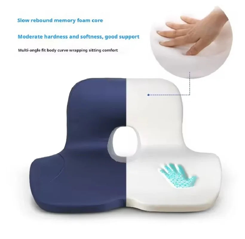 Orthopedic Seat Cushion with Lumbar Support
